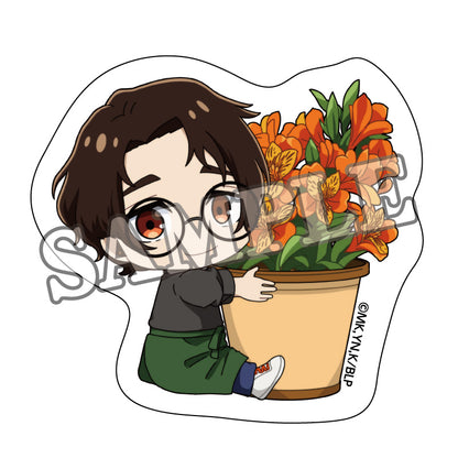 ブルーロック_クリアステッカー フラワーマルシェデフォルメ (雪宮 剣優)