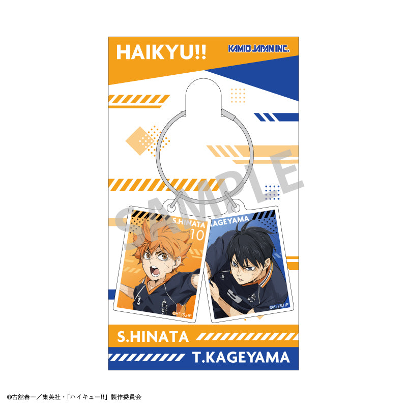 ハイキュー!!_ワイヤー2パーツアクリルキーホルダー/日向 翔陽_影山 飛雄