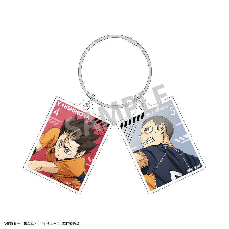 ハイキュー!!_ワイヤー2パーツアクリルキーホルダー/西谷 夕_田中 龍之介