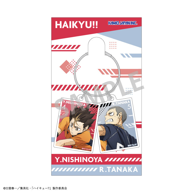 ハイキュー!!_ワイヤー2パーツアクリルキーホルダー/西谷 夕_田中 龍之介