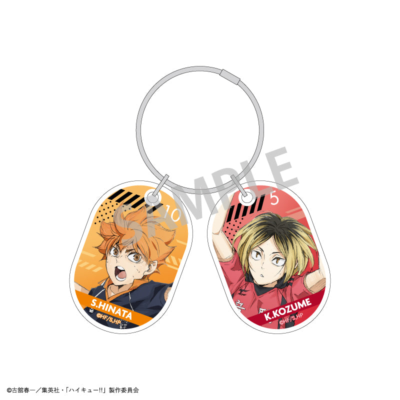 ハイキュー!!_ワイヤー2パーツアクリルキーホルダー/日向 翔陽_孤爪 研磨