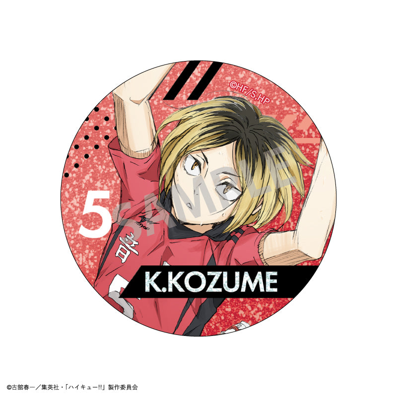 ハイキュー!!_トレーディンググリッター缶バッジ　【BOX／10個入り】