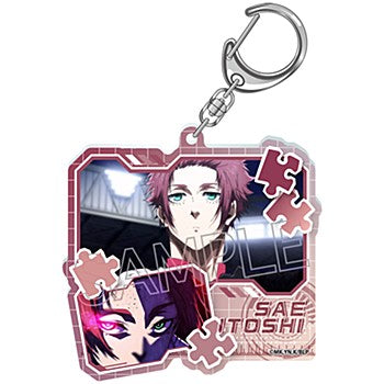ブルーロック_コラージュアクリルキーホルダー 糸師冴