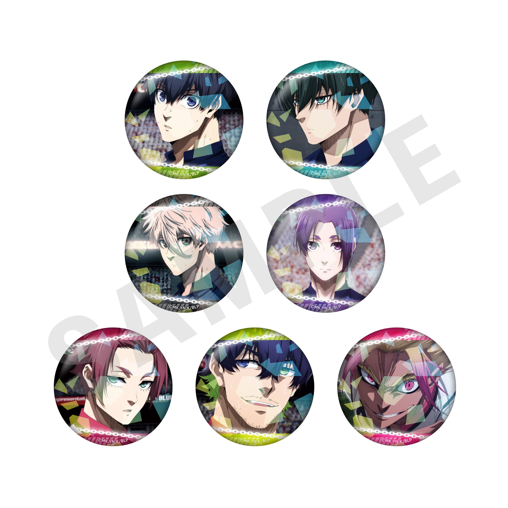 ブルーロック_～favorite series～ トレーディングキラキラ缶バッジ（全7種） 【BOX／7個入り】