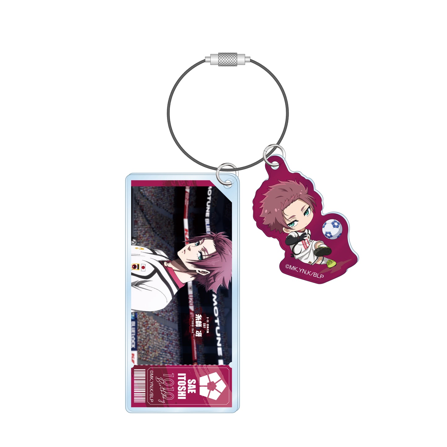 ブルーロック_～favorite series～ ワイヤーアクリルキーホルダー（糸師 冴）