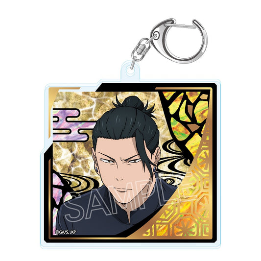 呪術廻戦_螺鈿風シリーズ 箔押しアクリルキーホルダー 夏油傑A
