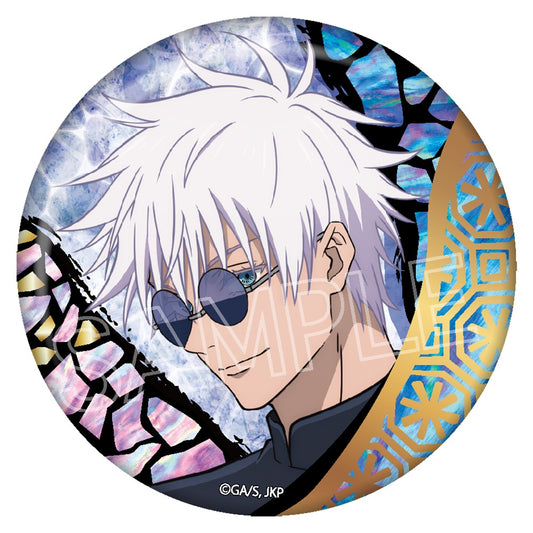 呪術廻戦_螺鈿風シリーズ 箔押し缶バッジ Vol.3 五条悟A