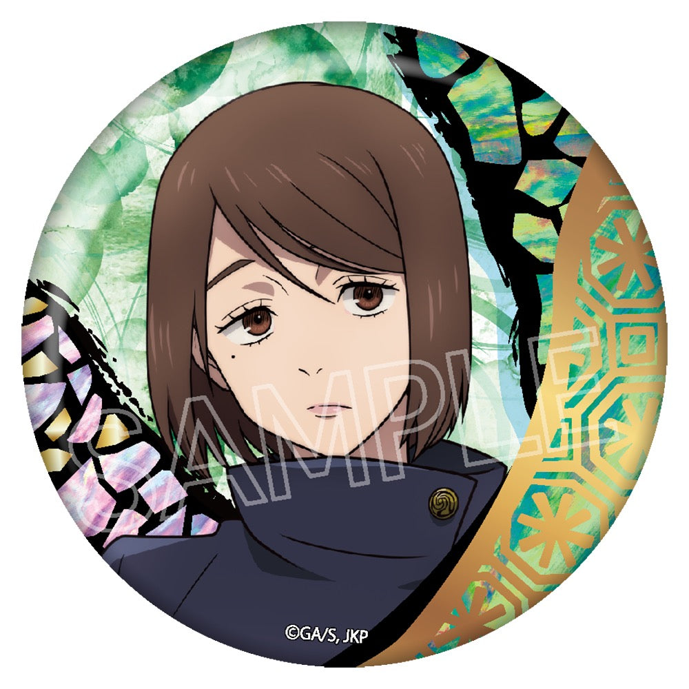 呪術廻戦_螺鈿風シリーズ 箔押し缶バッジ Vol.3 家入硝子