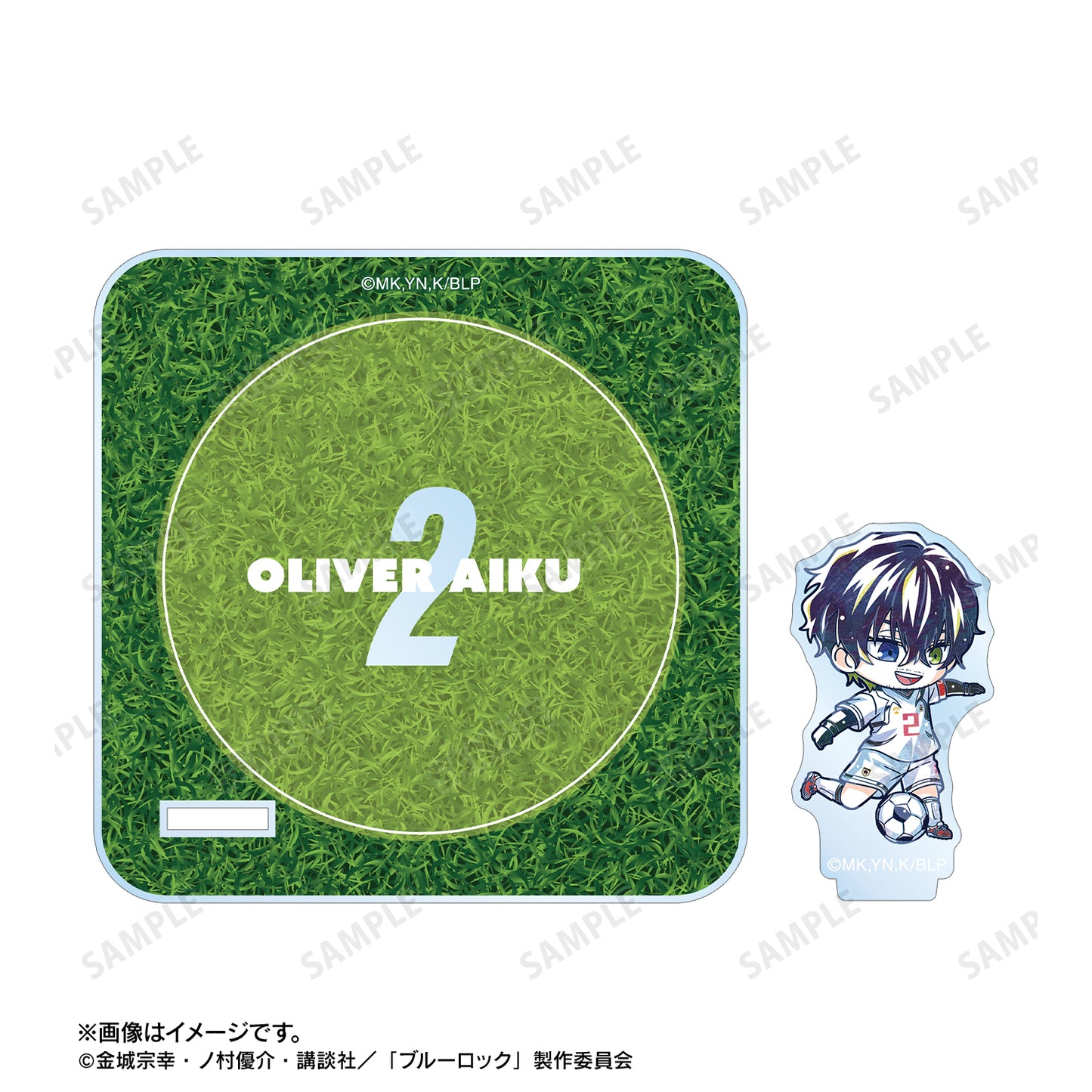 ブルーロック_オリヴァ・愛空 デフォルメAni-Art 第2弾 アクリルスタンド付きコースター