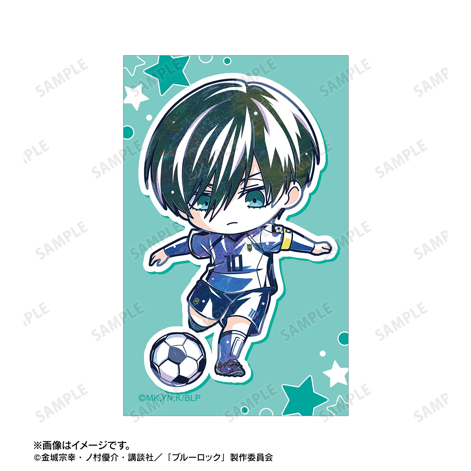 ブルーロック_糸師 凛 デフォルメAni-Art 第2弾 イラストカード2枚セット