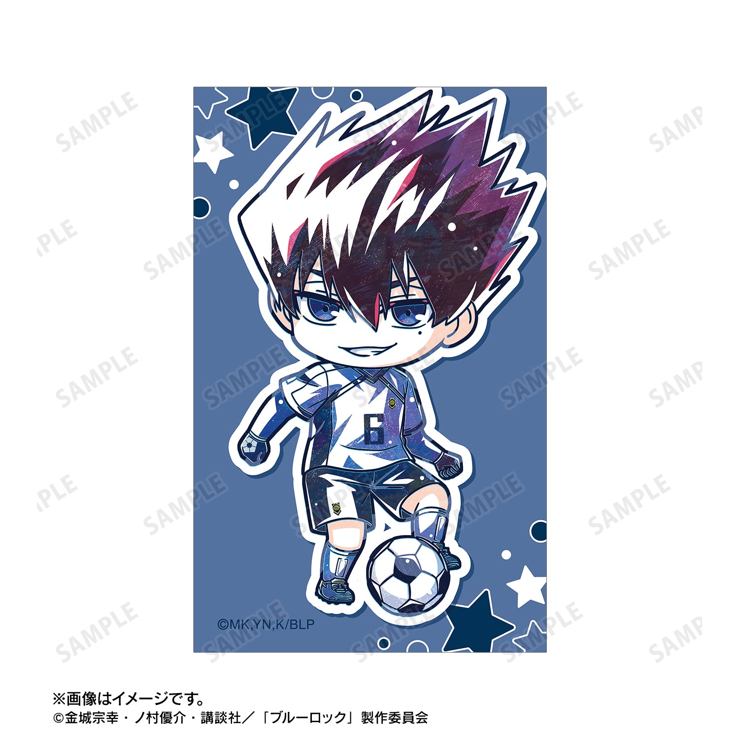 ブルーロック_烏 旅人 デフォルメAni-Art 第2弾 イラストカード2枚セット