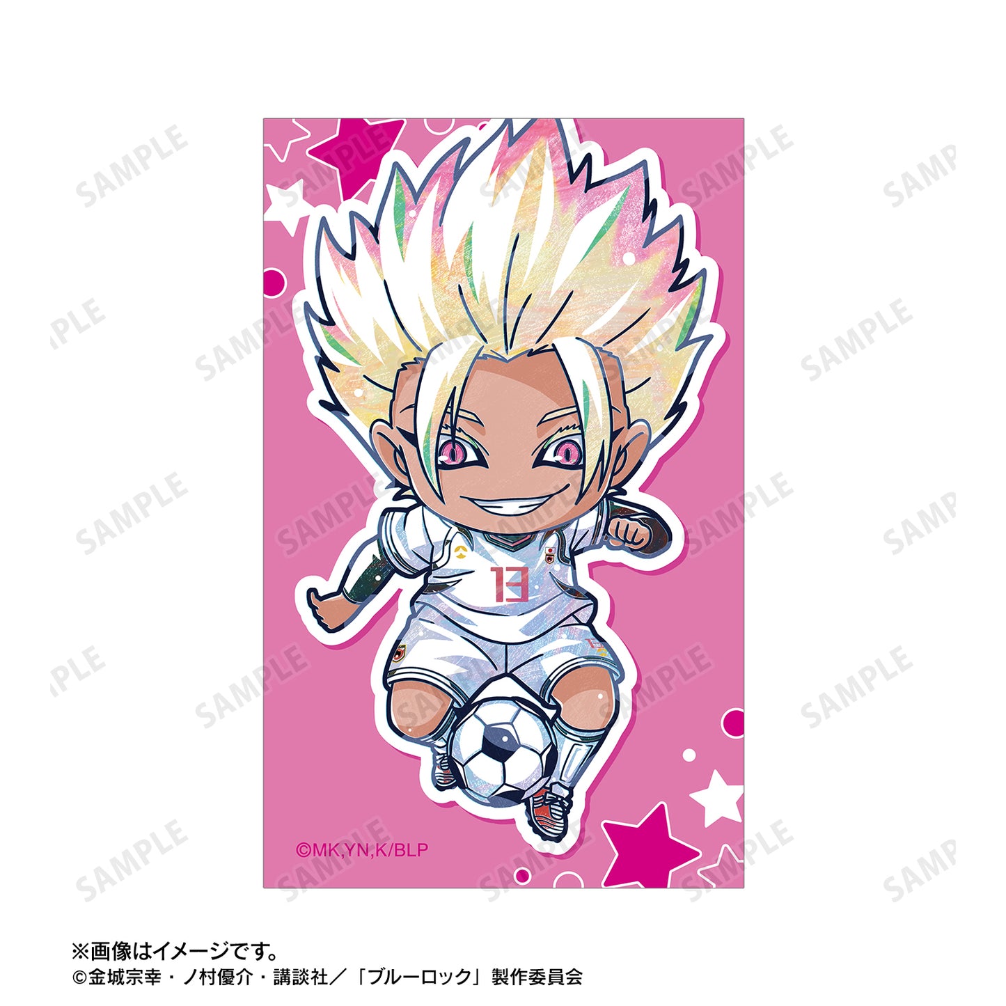 ブルーロック_士道 龍聖 デフォルメAni-Art 第2弾 イラストカード2枚セット