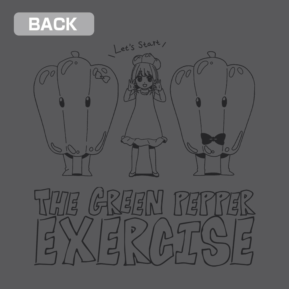 【推しの子】_ピーマン体操 薄手ドライパーカー/GRAY