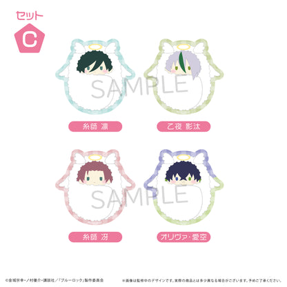 ブルーロック_くるみたぴぬいステッカーセット（天使Ver.） C