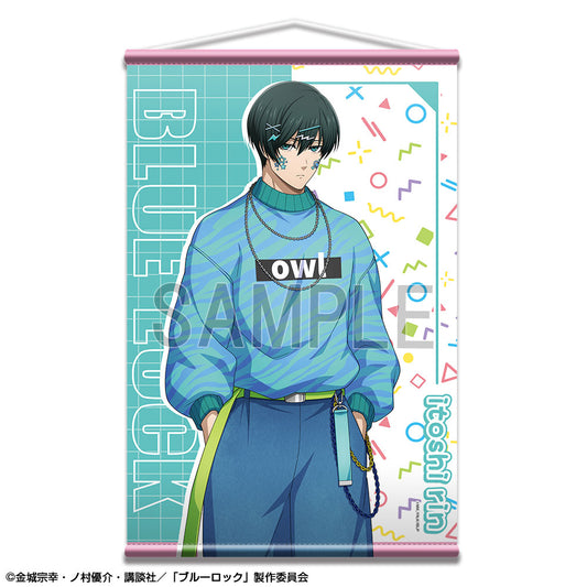 ブルーロック_B2タペストリー デザイン02(糸師 凛/デコラティブポップver.)【描き下ろし】