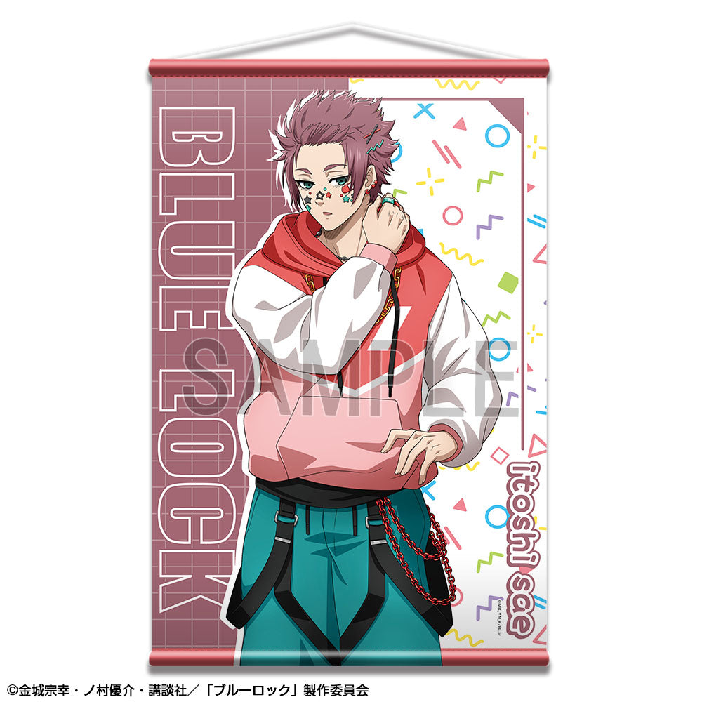 ブルーロック_B2タペストリー デザイン08(糸師 冴/デコラティブポップver.)【描き下ろし】