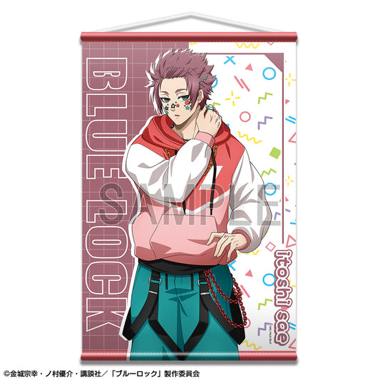 ブルーロック_B2タペストリー デザイン08(糸師 冴/デコラティブポップver.)【描き下ろし】