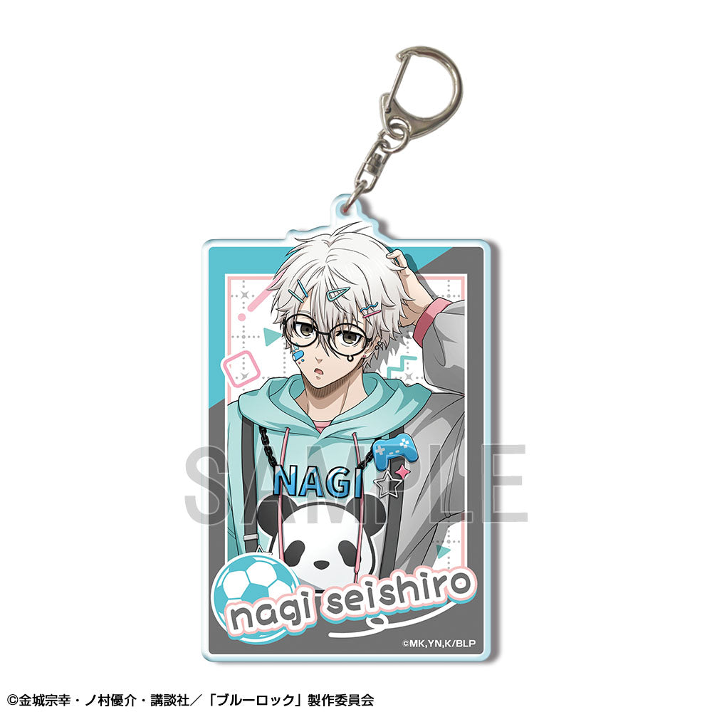 ブルーロック_ビッグアクリルキーホルダー デザイン03(凪 誠士郎/デコラティブポップver.)【描き下ろし】