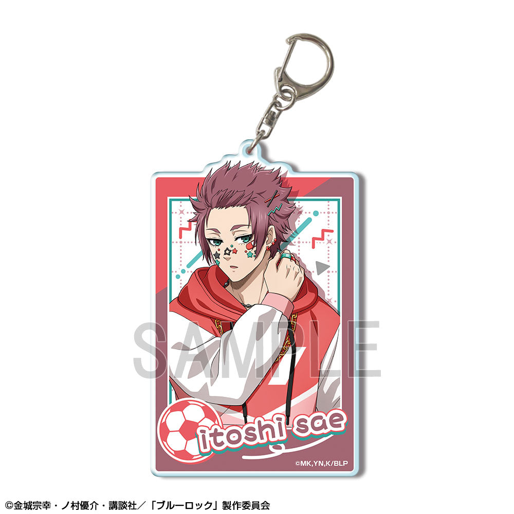 ブルーロック_ビッグアクリルキーホルダー デザイン08(糸師 冴/デコラティブポップver.)【描き下ろし】