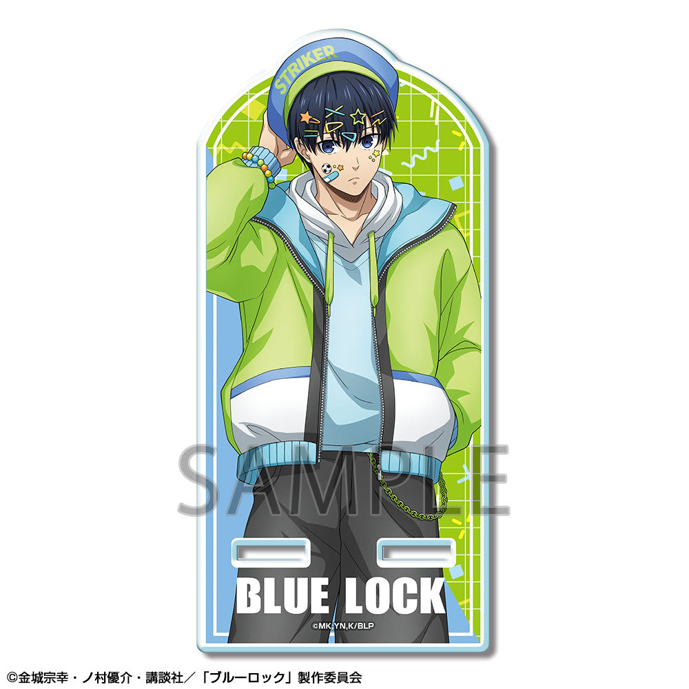 ブルーロック_アクリルスマホスタンド デザイン01(潔 世一/デコラティブポップver.)【描き下ろし】