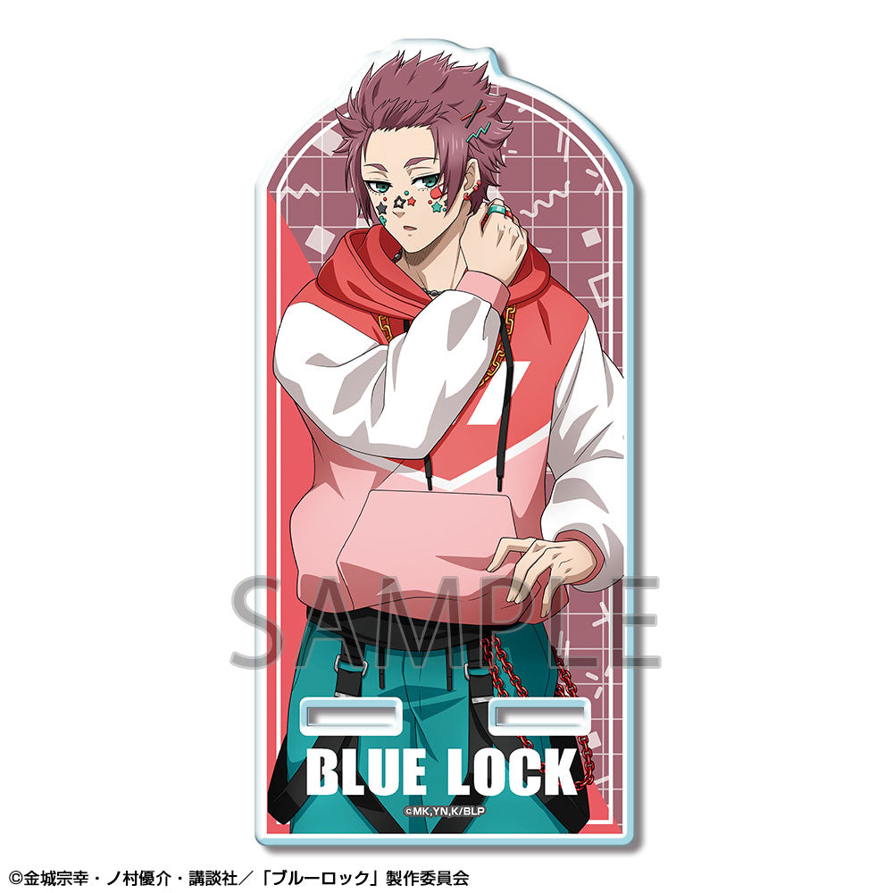 ブルーロック_アクリルスマホスタンド デザイン08(糸師 冴/デコラティブポップver.)【描き下ろし】