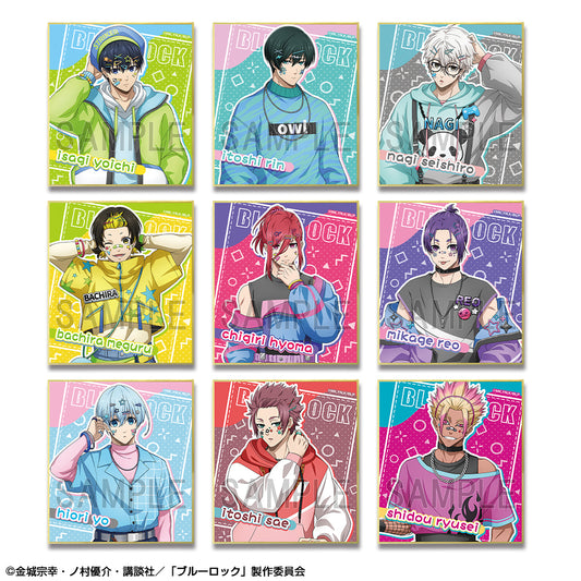 ブルーロック_トレーディングミニ色紙 (デコラティブポップver.)【描き下ろし】　【BOX／9個入り】