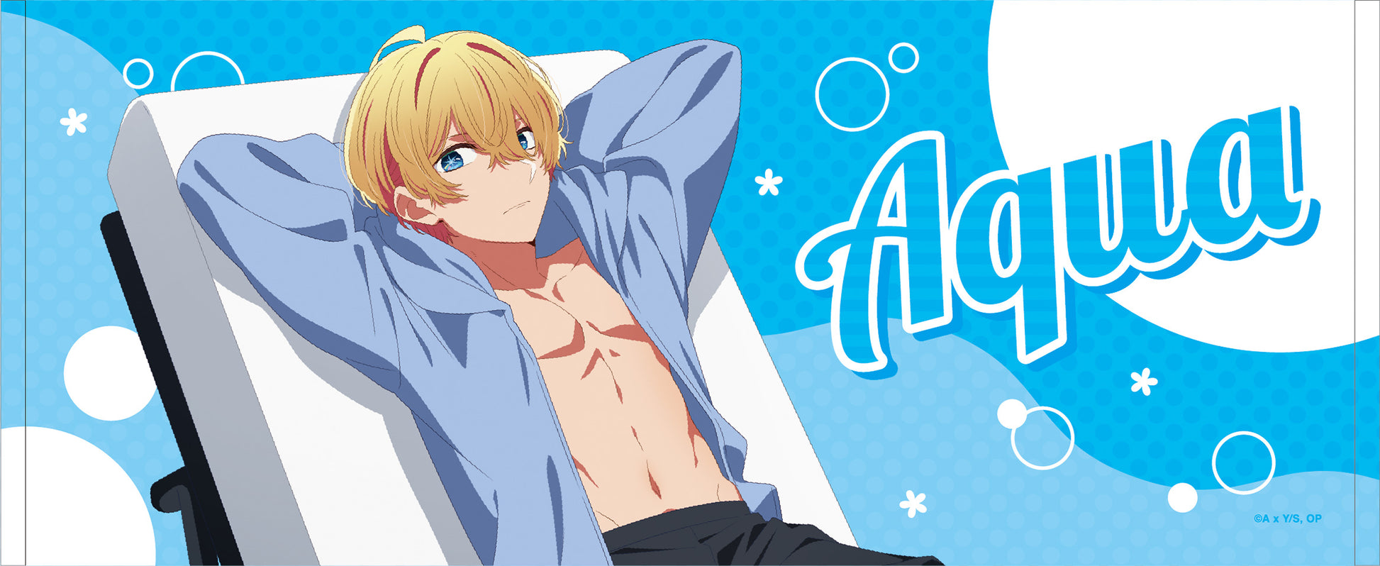 【推しの子】_フェイスタオル／アクア