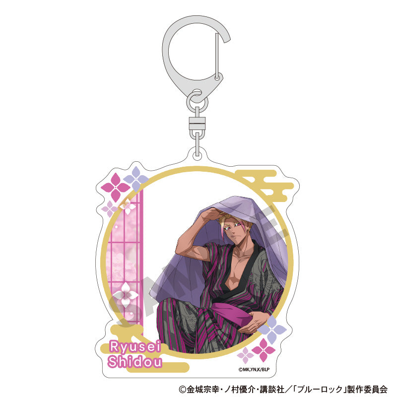 ブルーロック_フレームアクリルキーホルダー　士道龍聖　五月雨
