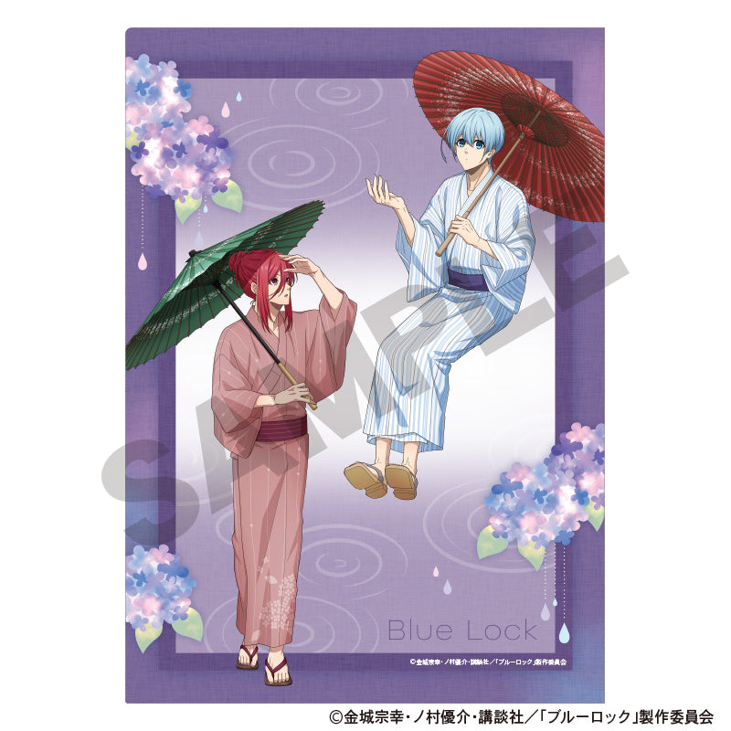 ブルーロック_シングルクリアファイル　千切豹馬　氷織羊　五月雨