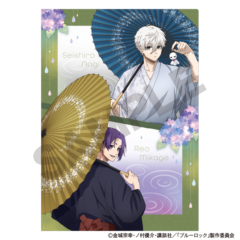 ブルーロック_シングルクリアファイル　凪誠士郎　御影玲王　五月雨