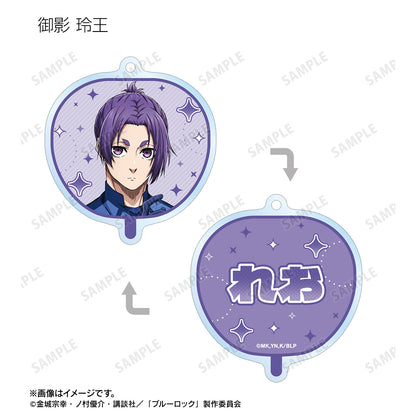 ブルーロック_トレーディング 応援うちわ風両面アクリルキーホルダー(単位/BOX)【コンプリートBOX/13パック⼊り】