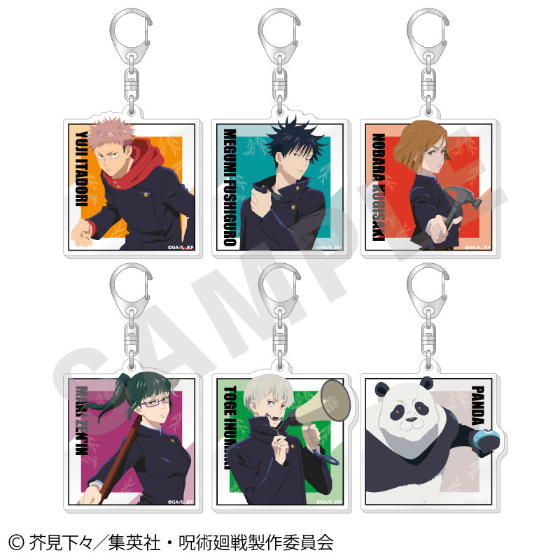 呪術廻戦_ペイントラクトシリーズ トレーディングアクリルキーホルダー vol.1【BOX／6個入り】