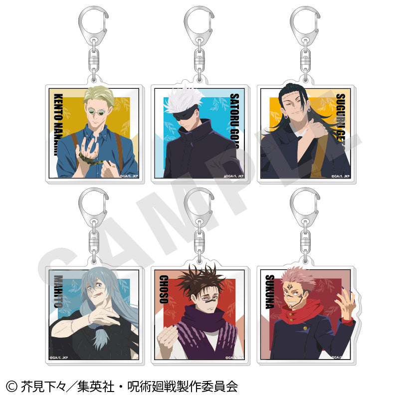 呪術廻戦_ペイントラクトシリーズ トレーディングアクリルキーホルダー vol.2【BOX／6個入り】