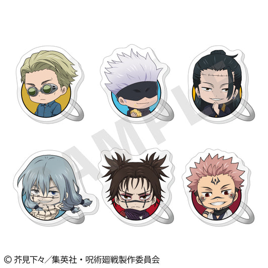 呪術廻戦_らぶいっと！シリーズ トレーディングアクリルリング（ふぃんこれ） vol.2【BOX／6個入り】