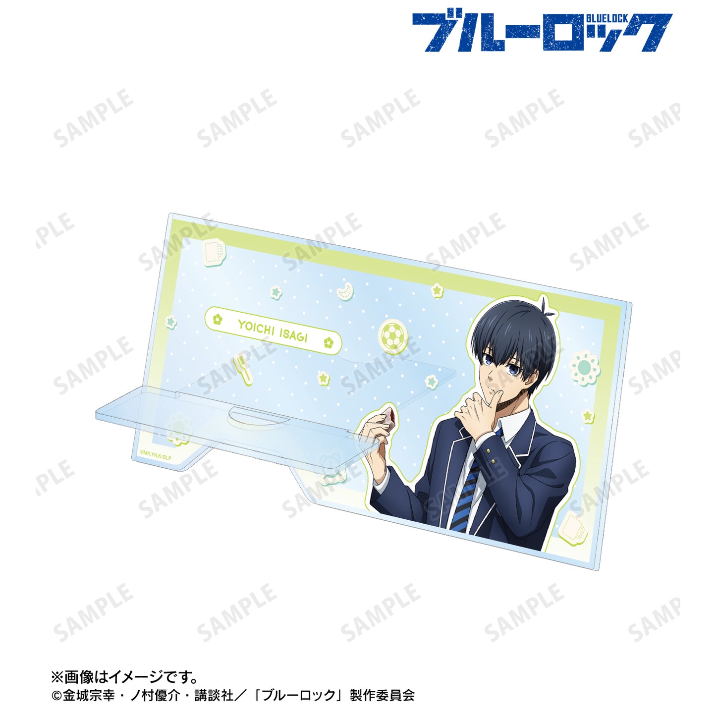 ブルーロック_描き下ろし 潔 世一 モーニングルーティンver. ダイカットアクリルスマホスタンド