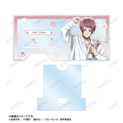 ブルーロック_描き下ろし 糸師 冴 モーニングルーティンver. ダイカットアクリルスマホスタンド