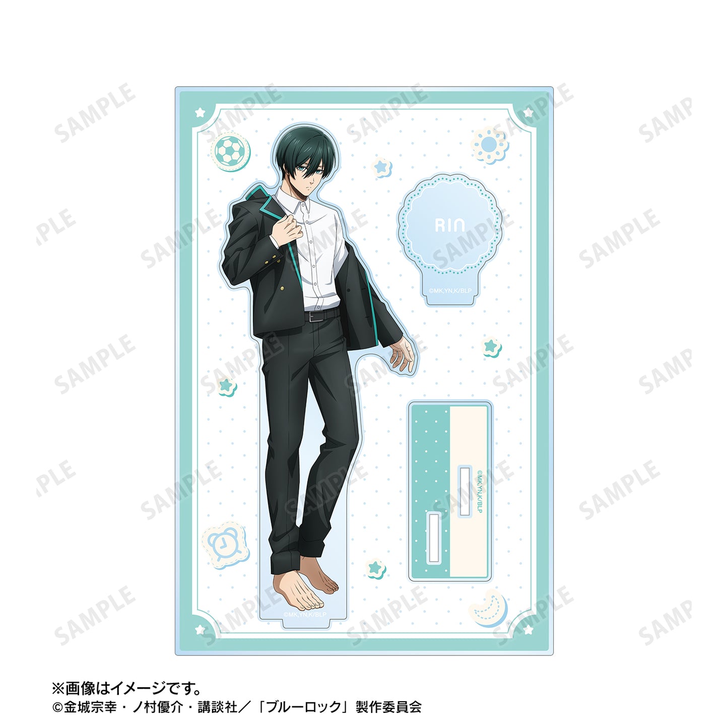 ブルーロック_描き下ろし 糸師 凛 モーニングルーティンver. パーツ付きBIGアクリルスタンド
