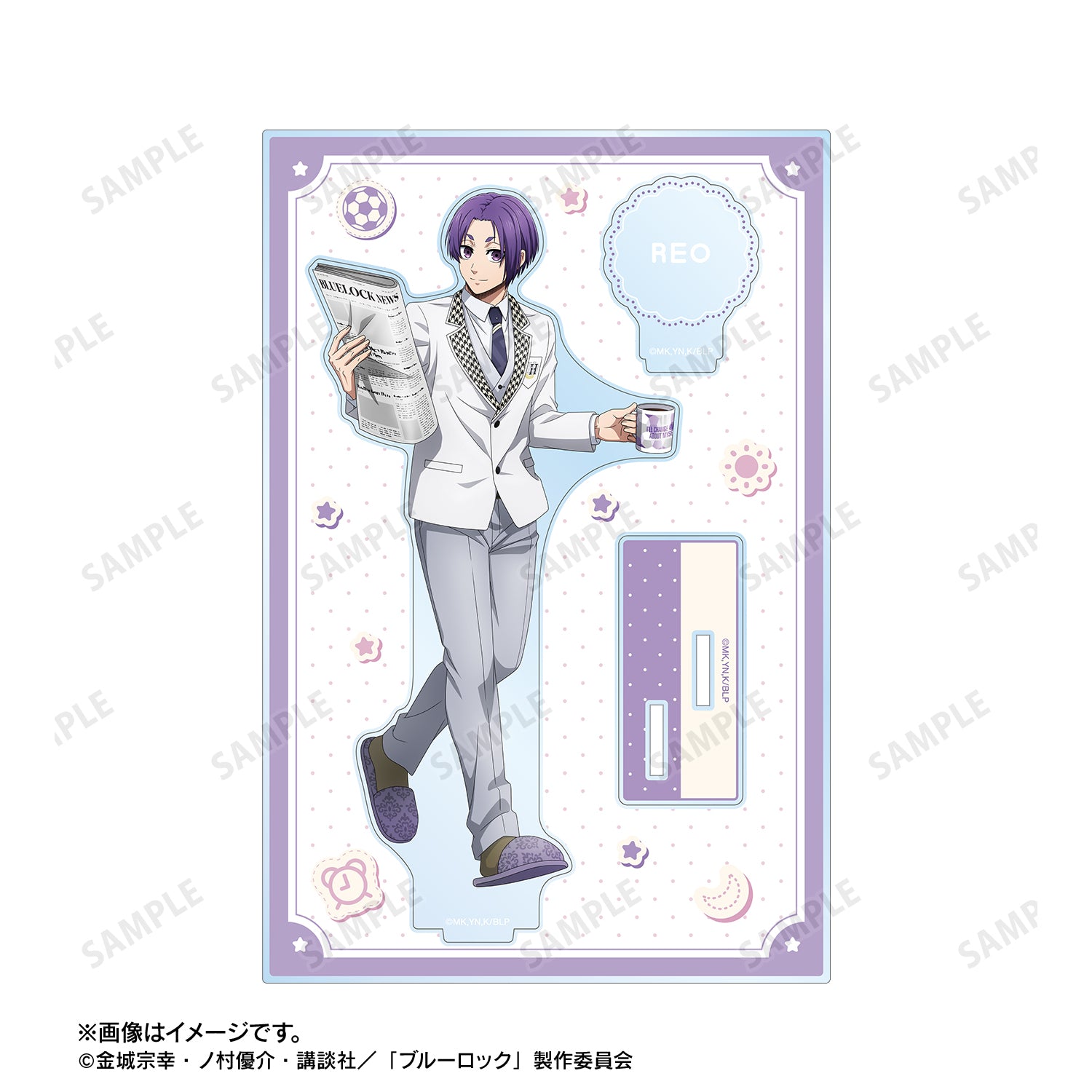 ブルーロック_描き下ろし 御影 玲王 モーニングルーティンver. パーツ付きBIGアクリルスタンド