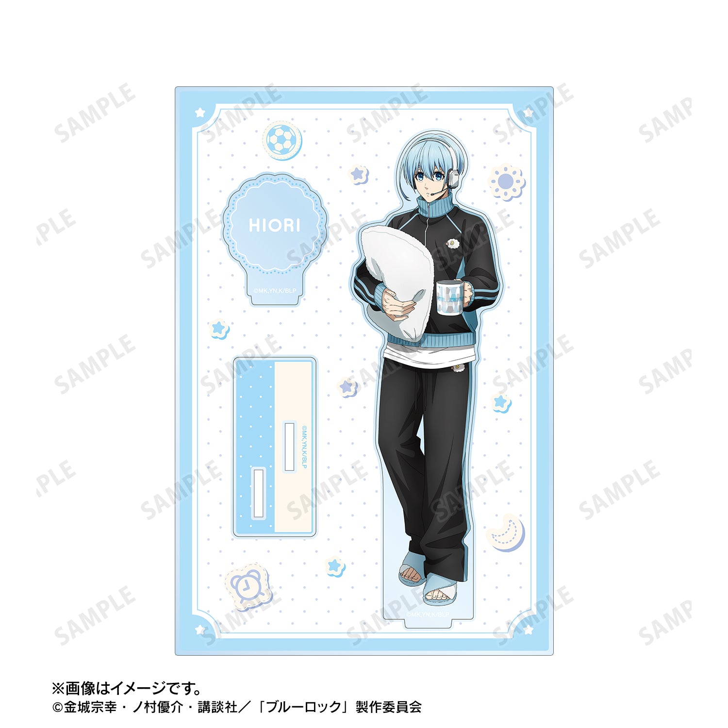 ブルーロック_描き下ろし 氷織 羊 モーニングルーティンver. パーツ付きBIGアクリルスタンド