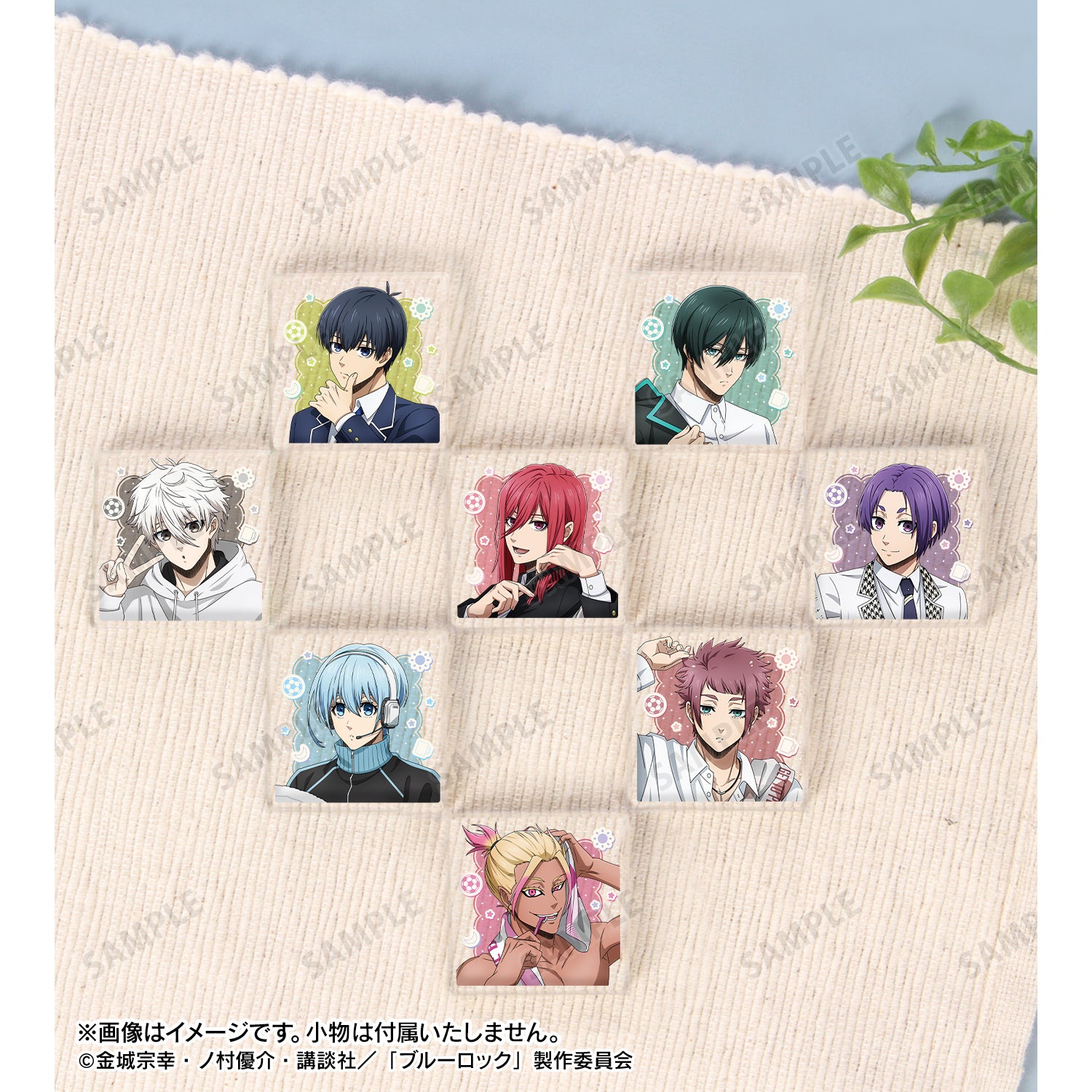 ブルーロック_描き下ろし モーニングルーティンver. トレーディングアクリルタイル(単位/コンプリートBOX/8パック入り)