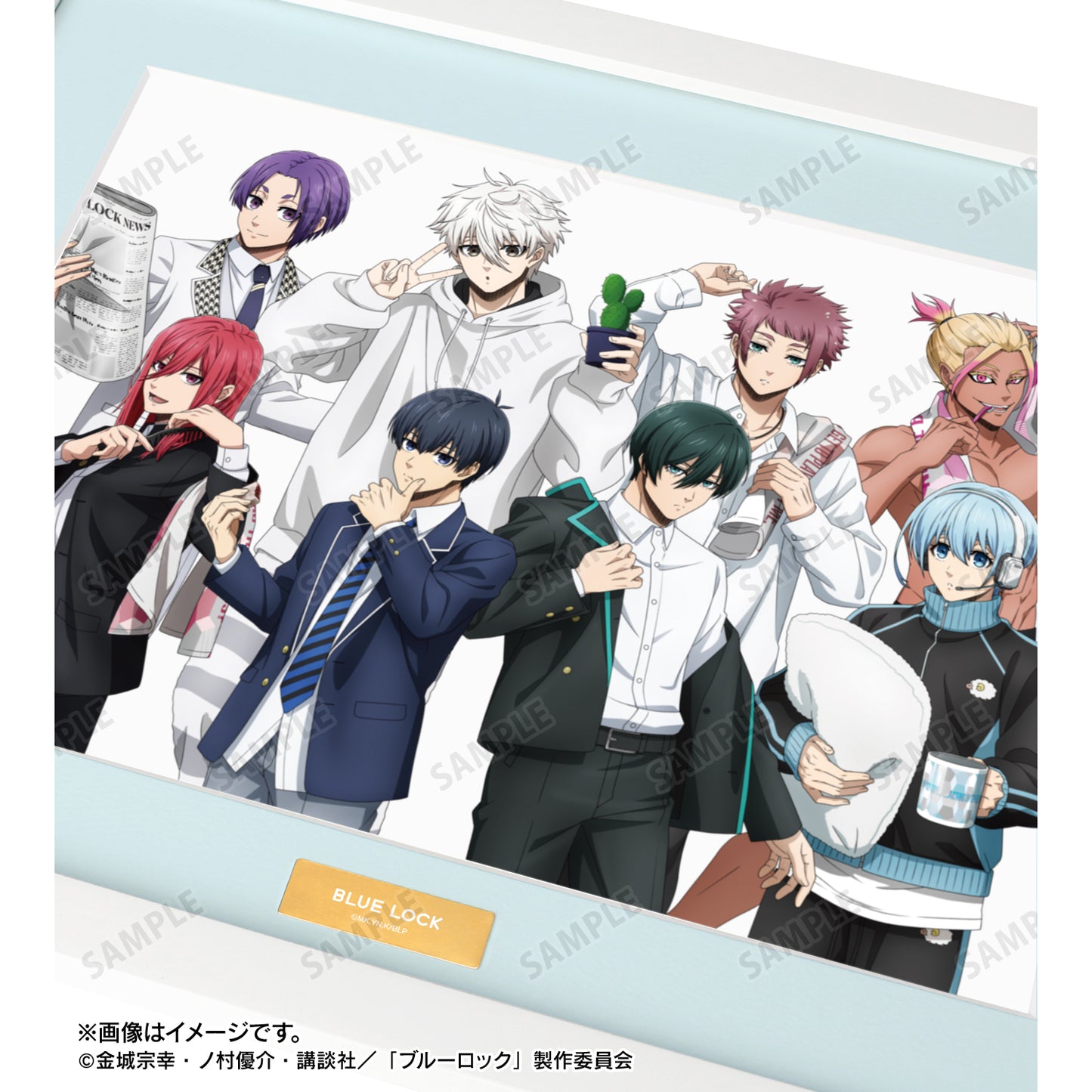 ブルーロック_描き下ろし 集合 モーニングルーティンver. キャラファイングラフ