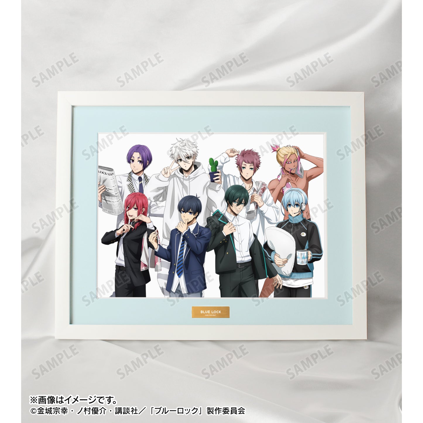 ブルーロック_描き下ろし 集合 モーニングルーティンver. キャラファイングラフ