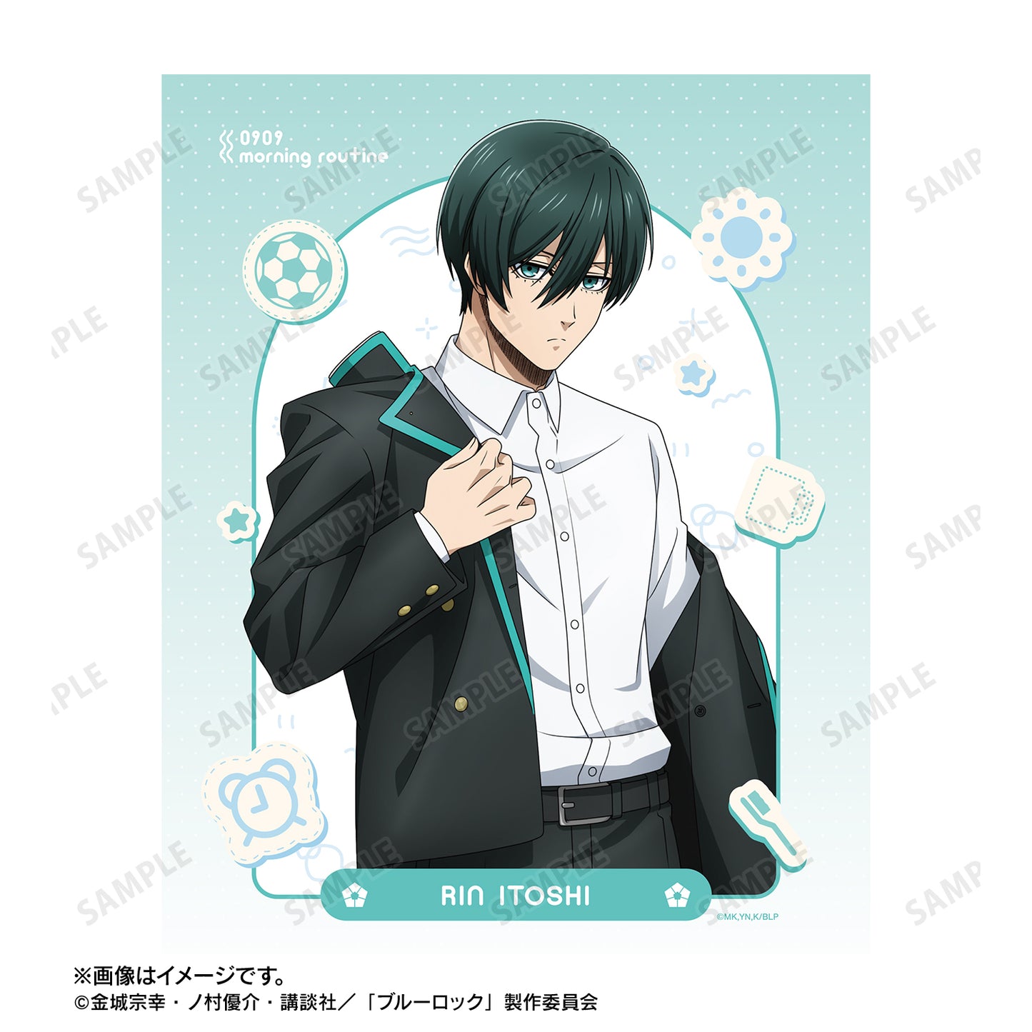 ブルーロック_描き下ろし 糸師 凛 モーニングルーティンver. キャンバスボード
