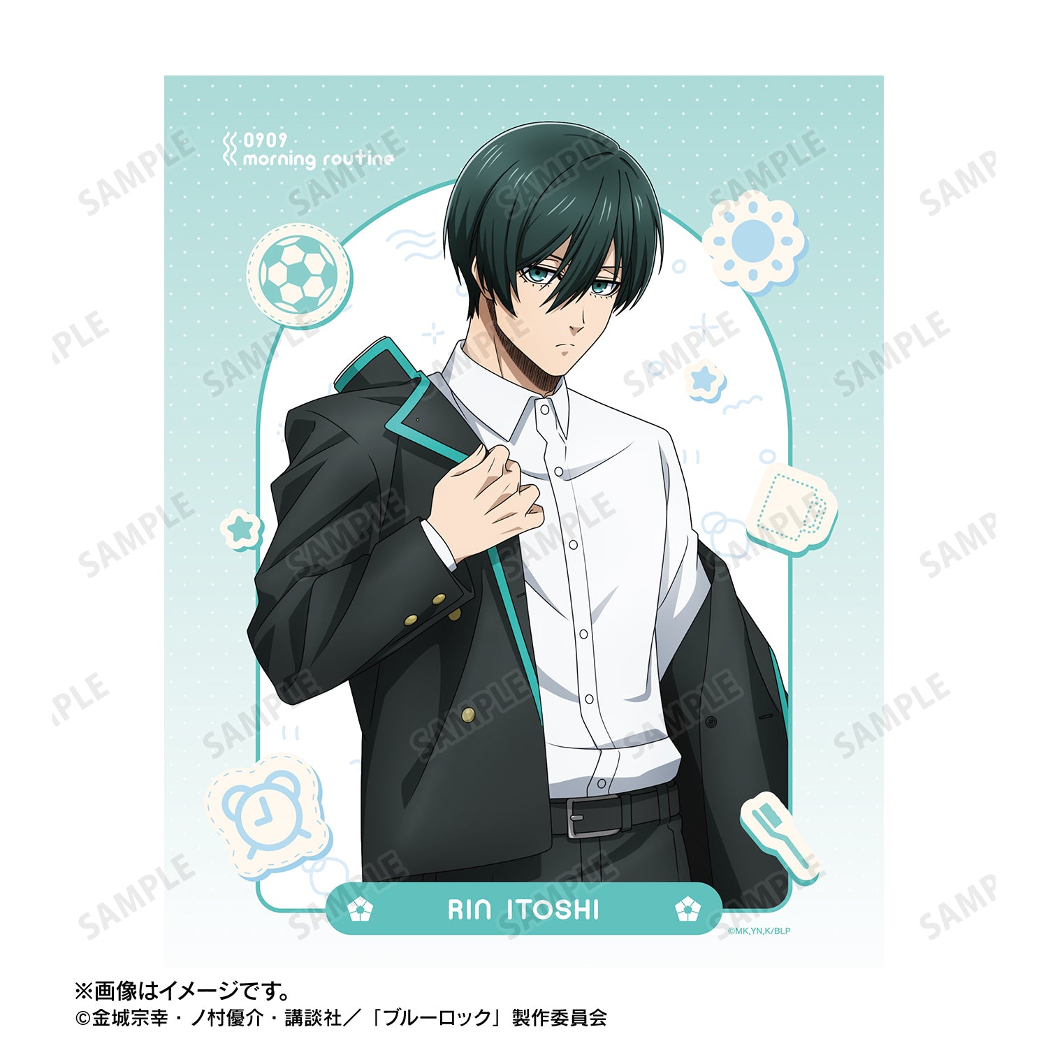 ブルーロック_描き下ろし 糸師 凛 モーニングルーティンver. キャンバスボード