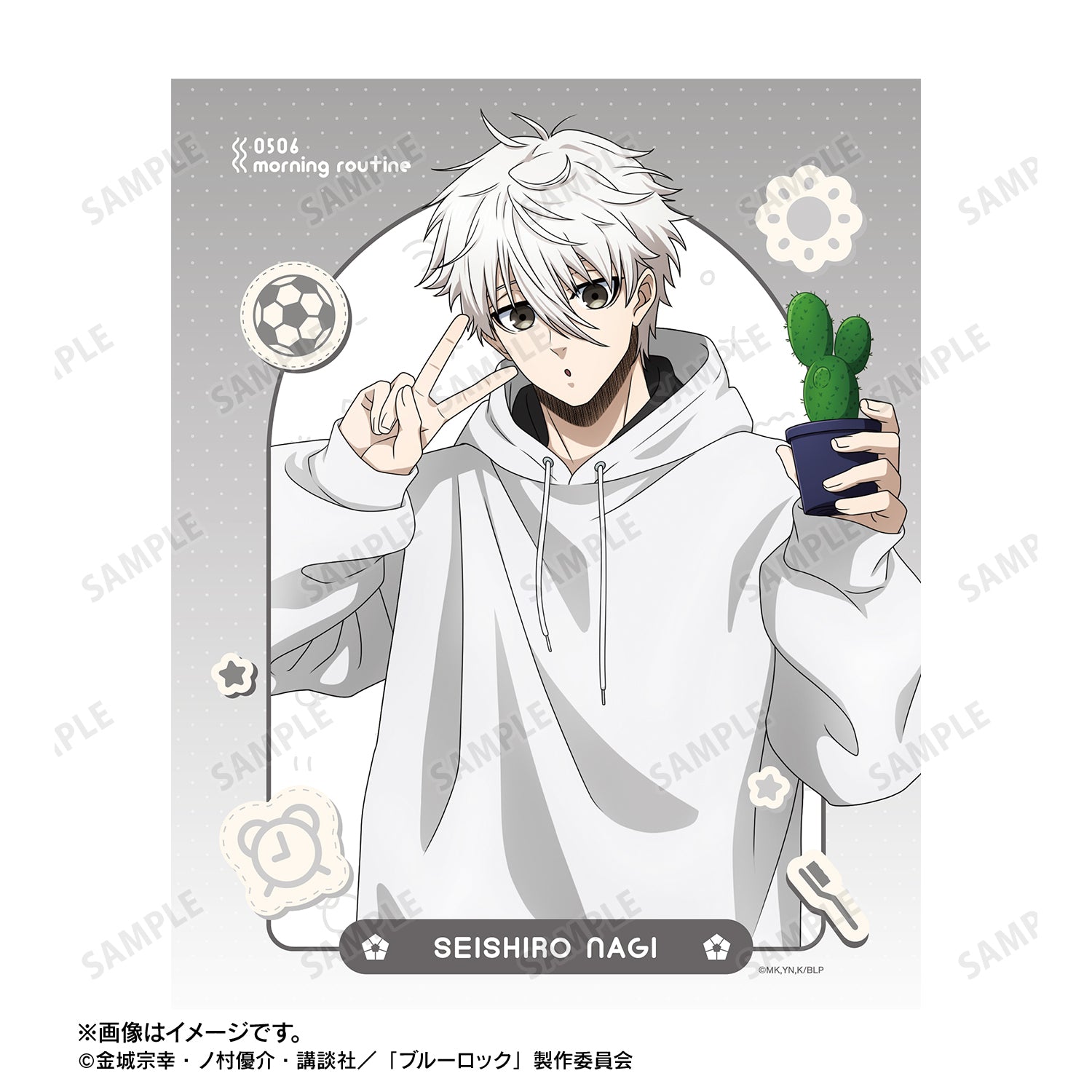 ブルーロック_描き下ろし 凪 誠士郎 モーニングルーティンver. キャンバスボード