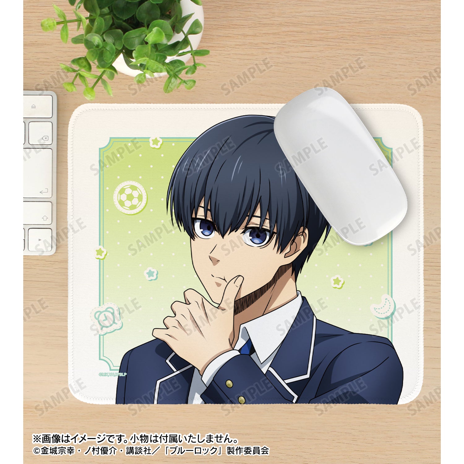 ブルーロック_描き下ろし 潔 世一 モーニングルーティンver. マウスパッド