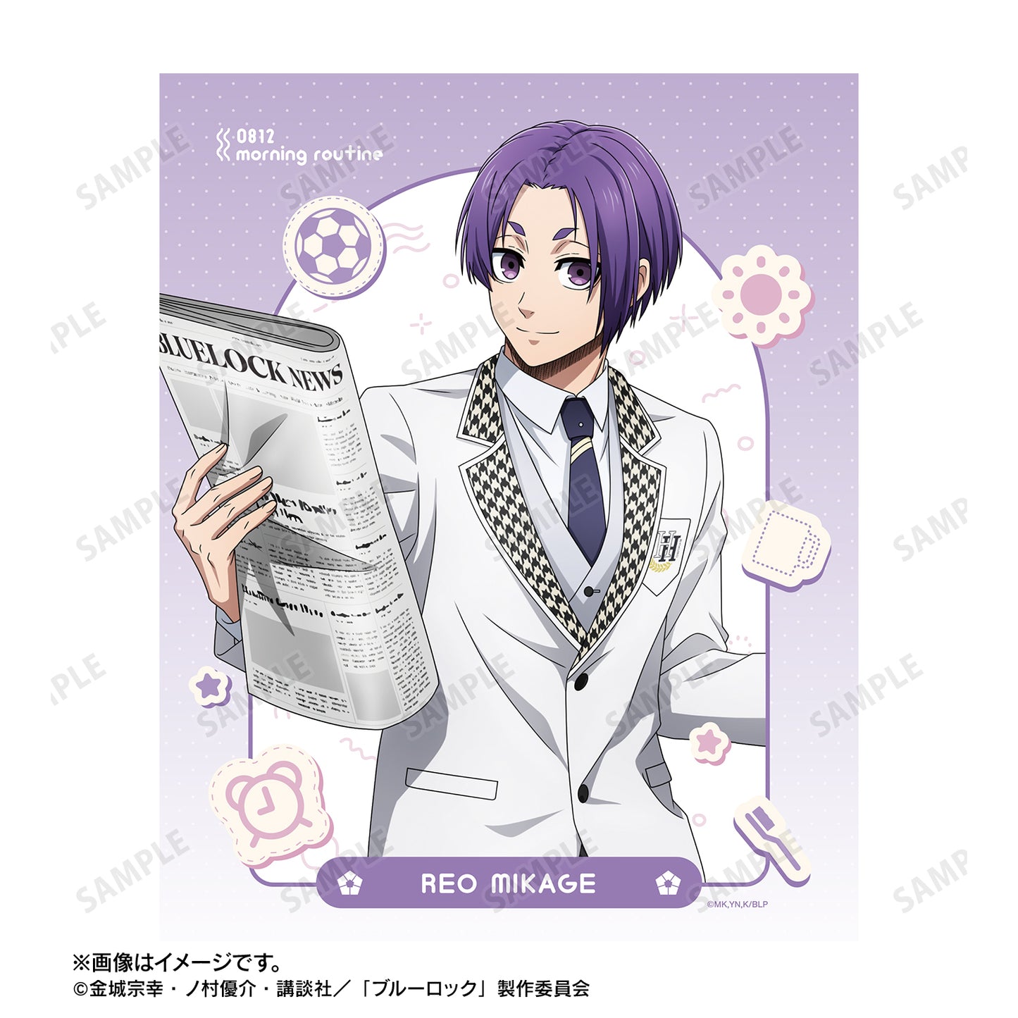 ブルーロック_描き下ろし 御影 玲王 モーニングルーティンver. キャンバスボード