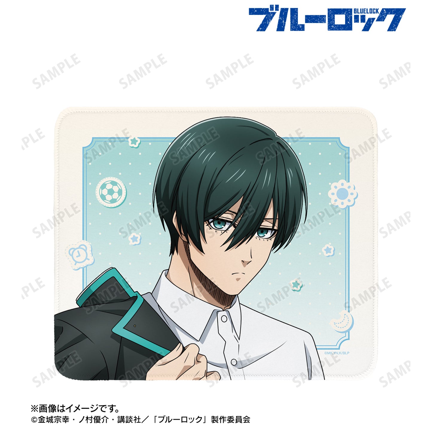 ブルーロック_描き下ろし 糸師 凛 モーニングルーティンver. マウスパッド