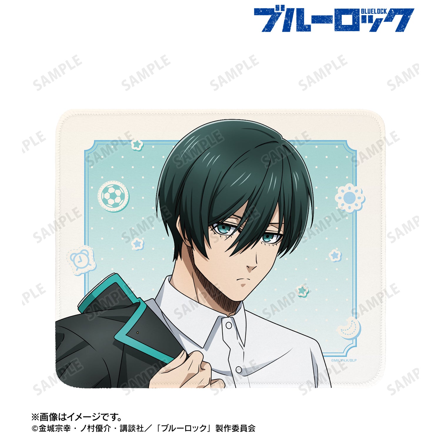 ブルーロック_描き下ろし 糸師 凛 モーニングルーティンver. マウスパッド