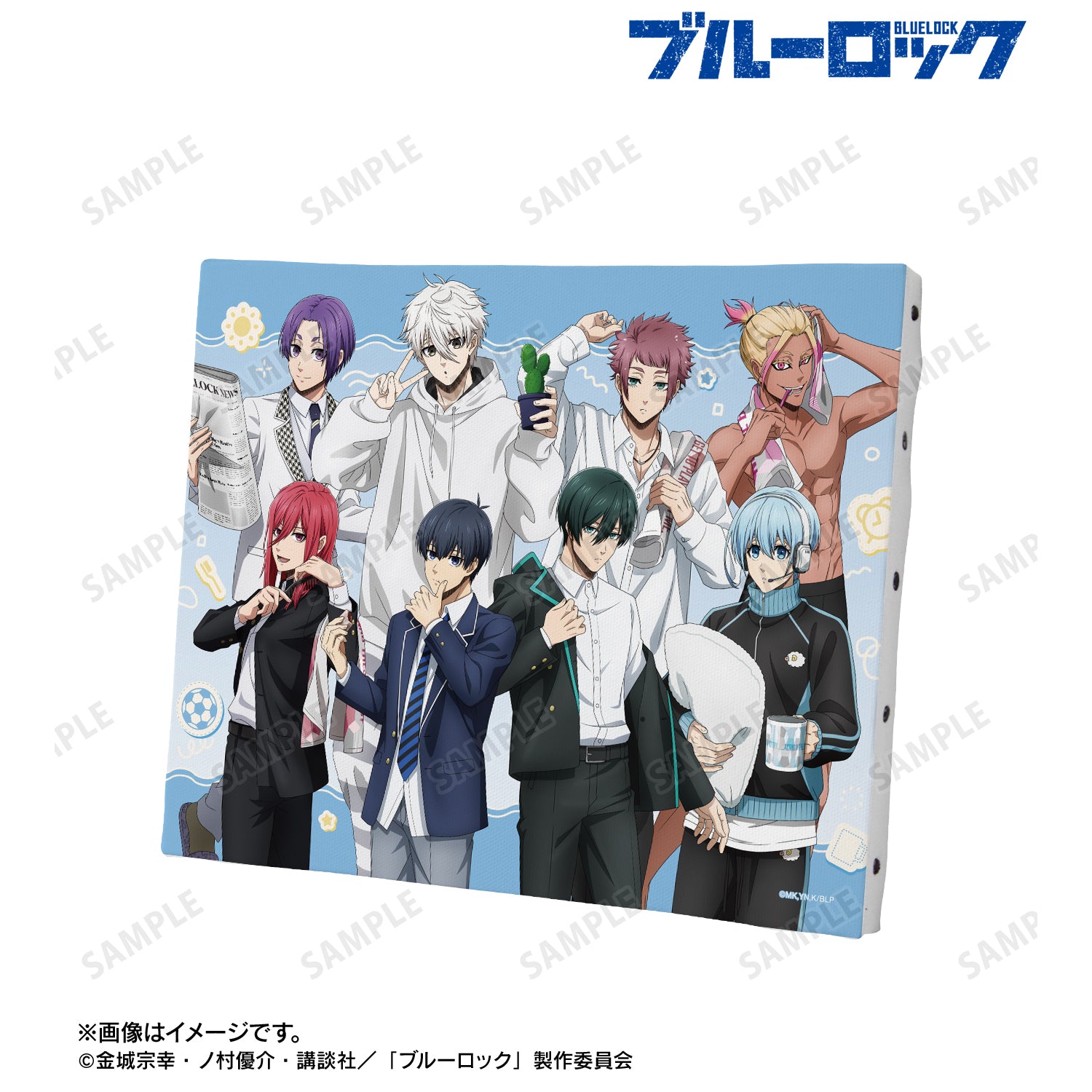 ブルーロック_描き下ろし 集合 モーニングルーティンver. キャンバスボード